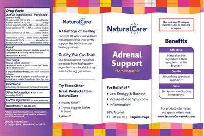 Adrenal Support Ctn (Naca0021 Adrenal Support 1oz Ctn)